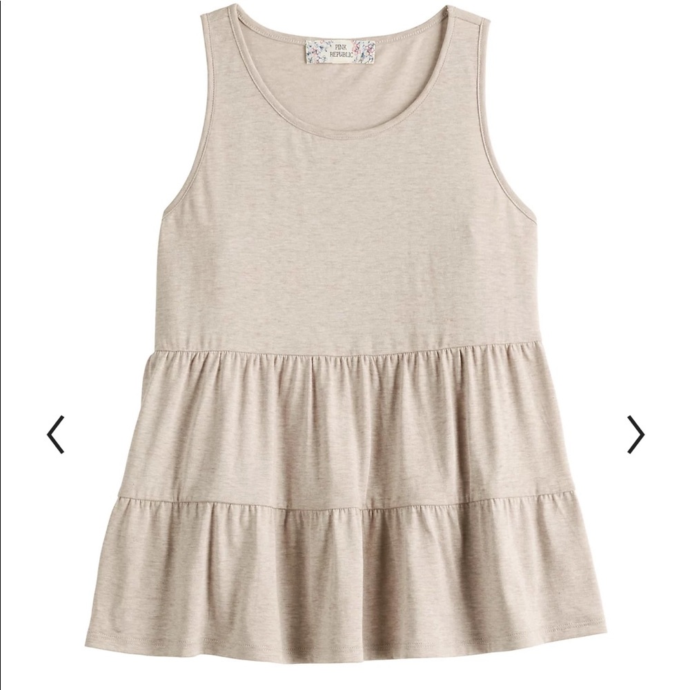 NWT Tiered babydoll tank